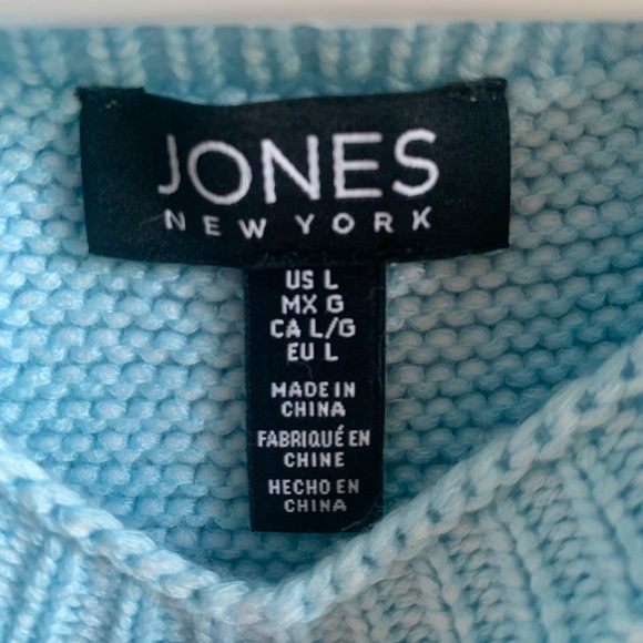 Jones New York powder blue sweater - Picture 2 of 2